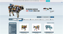 Desktop Screenshot of cowparade.pl