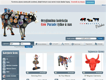 Tablet Screenshot of cowparade.pl