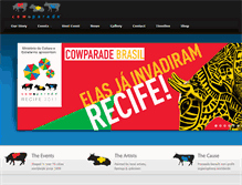 Tablet Screenshot of lasvegas.cowparade.com