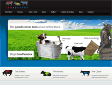 Tablet Screenshot of bratislava.cowparade.com