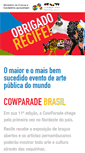 Mobile Screenshot of cowparade.com.br