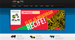 Desktop Screenshot of cowparade.com