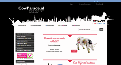 Desktop Screenshot of cowparade.nl