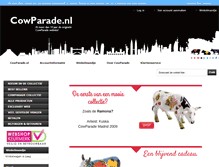 Tablet Screenshot of cowparade.nl